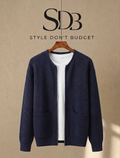 QuietFlex Knitted Cardigan Navy