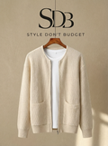 QuietFlex Knitted Cardigan Beige
