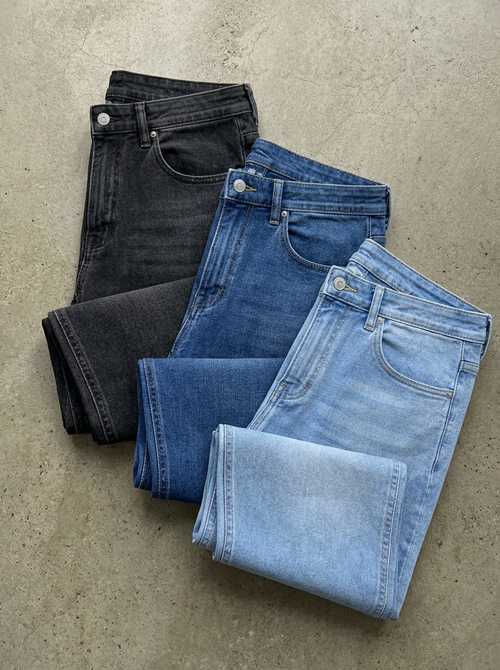 QuietFlex - Slim Jeans Black
