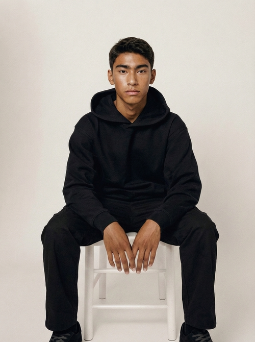 QuietFlex - Hoodie Black