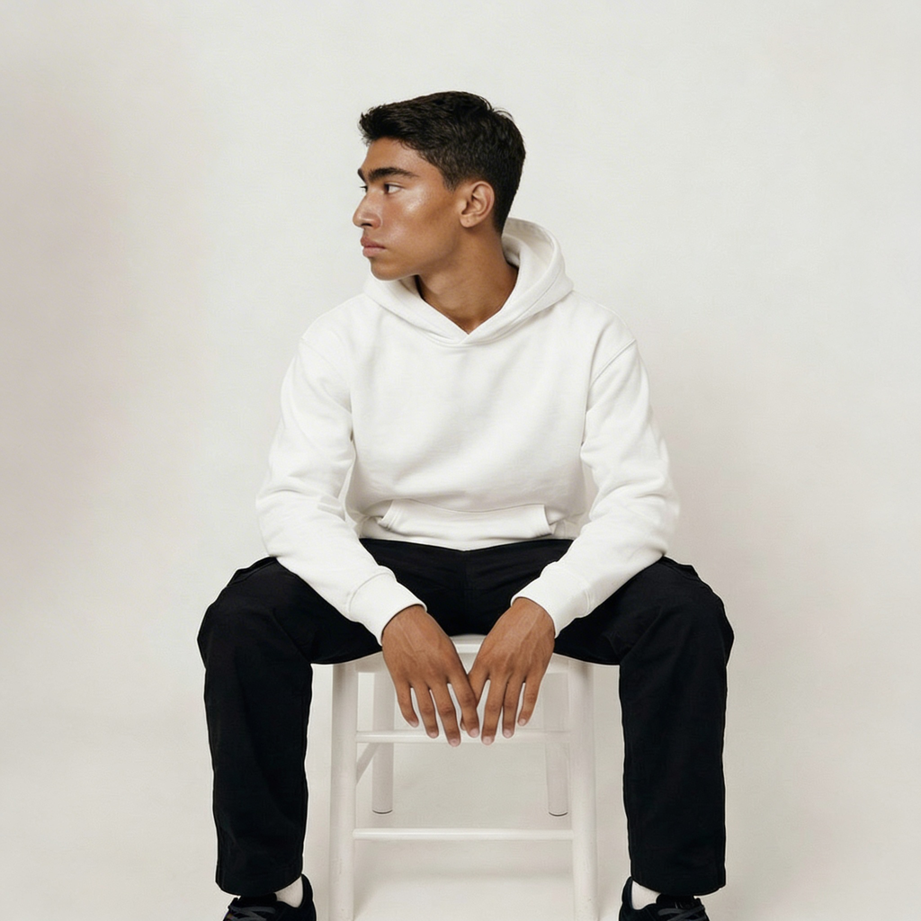 QuietFlex - Hoodie White
