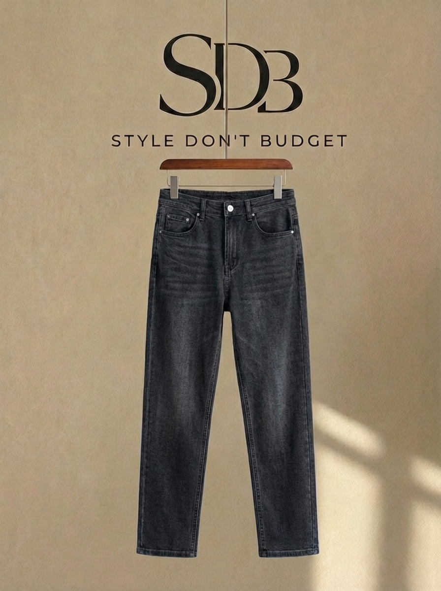 QuietFlex - Slim Jeans Black