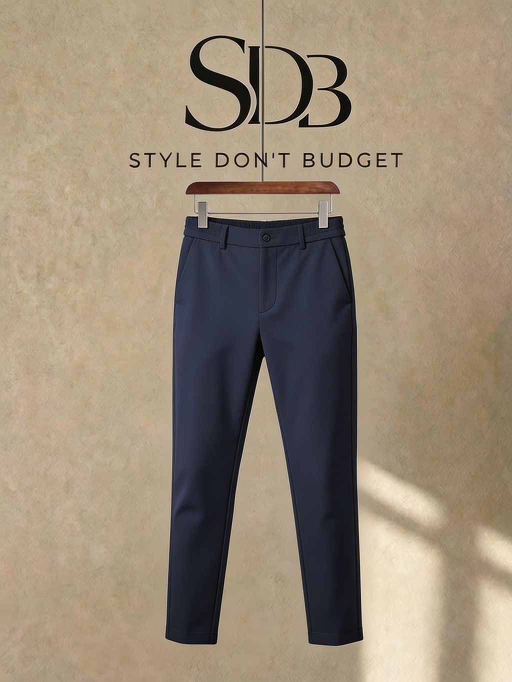 QuietFlex Suit Pants Slim Fit Navy