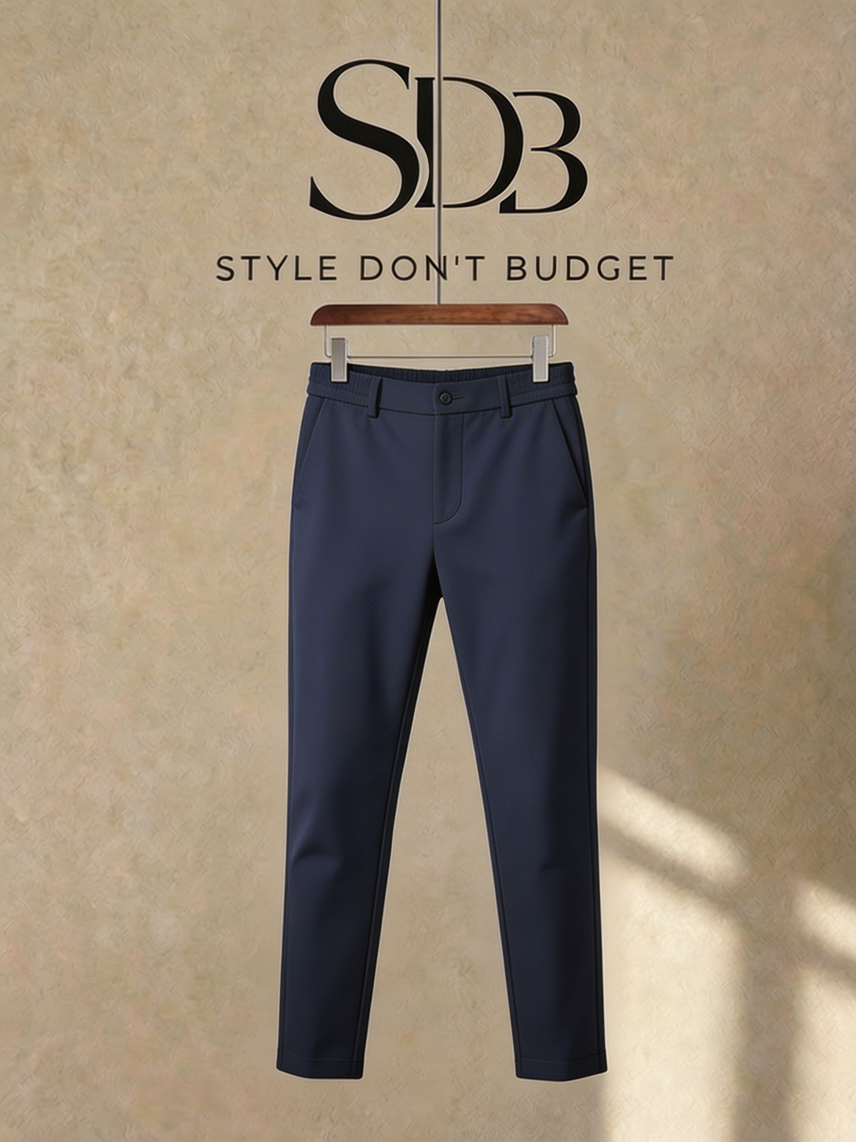 QuietFlex Suit Pants Slim Fit Navy
